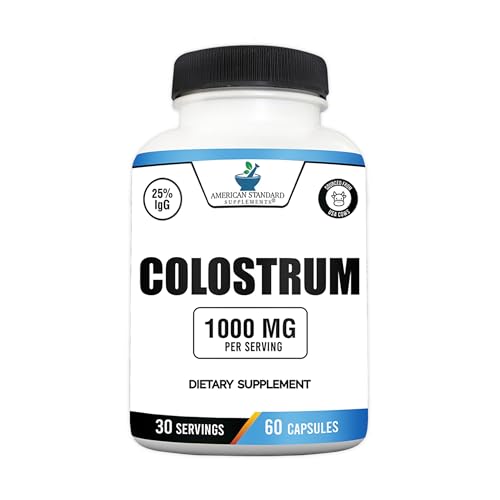 American Standard Supplements Colostrum Capsules - 1000mg Per Serving