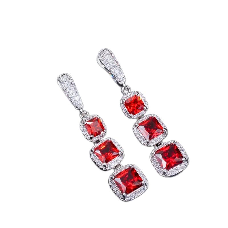 Boucle d'oreille Poire Changpo : illuminez votre visage fatigué avec ce rouge
