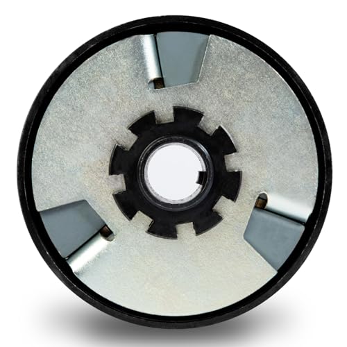 EBERTH Fliehkraftkupplung für Welle 25mm Ø, Kettenradkupplung für Ketten Typ 428#, Zahn-Fliehkraftkupplung, Zentrifugalkupplung Ritzel 15 Zähne #428, Go Kart, Pocket Bike, Quad, Motorrad, Dirt Bike