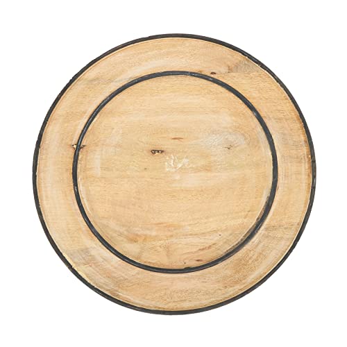 Platos Decorativos de Madera Juego de 4 miniatura 1