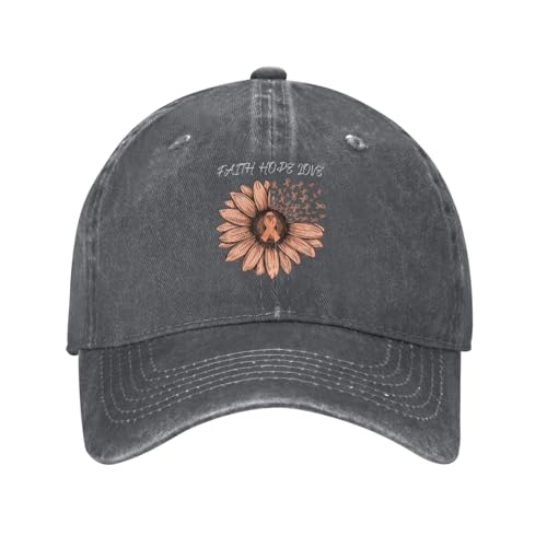 Gorra beisbolera de mezclilla lavada estilo unisex miniatura 1
