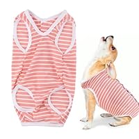 Dokeno Hundebody Nach Op - Anti-Lecken Onesie für Hunde und Katzen - Erholungsanzug Alternative zum E-Halsband (S)