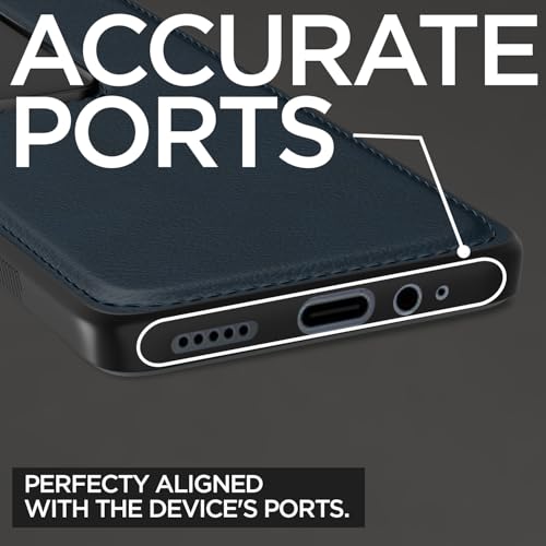 Image of Pikkme Vivo V29 / V29 Pro 5G Back Cover | Flexible Pu Leather | Full Camera Protection | Raised Edges | Super Soft-Touch | Bumper Case for Vivo V29 / V29 Pro 5G (Blue)