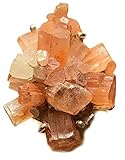 Immerse in Emotional Balance and Creative Energy with the Top 12 Sacral Chakra Crystals sacral chakra crystals 12 Natural Aragonite Star Cluster 925 Solid Sterling Silver Ring Size 8.5