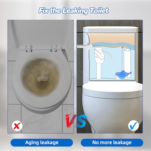 Hibbent 2 pcs Universal 3 Inch Toilet Flapper Replacement - image 5