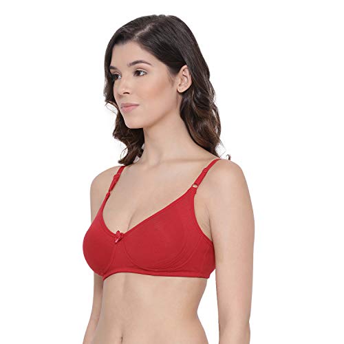 Image of Lyra Women's Moulded Encircled Bra(513) Pack of 2 White & Black,30B