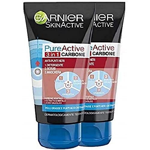 Garnier Pure Active Cleanser 3 In 1 Carbon 150 ml