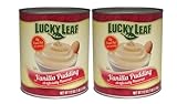 Lucky Leaf Ready To Use Premium Pudding, Two 7 lb (112 oz.) #10 Cans (Vanilla)