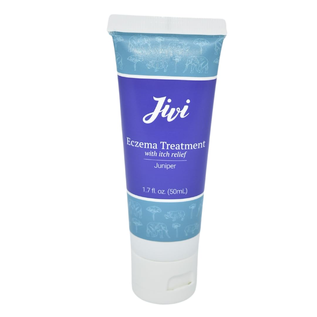 Steroid-Free Eczema Treatment with Itch Relief (Juniper) | Works on Eczema, Psoriasis, and Dermatitis | 100% Natural with Organic Ingredients| Made for All Skin Types Including Baby Skin | 1.7 fl. oz