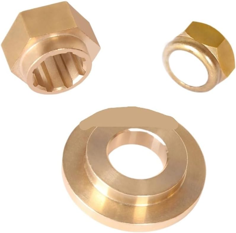 Outboard Motor 8219321 Thrust Washer 23-420911 Washer 11-40140 13914 Propeller Nut Compatible 6HP 8HP 9.9HP 10HP 15HP Boat