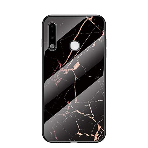 Jiajihua Cover Compatible with Huawei P Smart Z 4G / Enjoy 10 Plus 4G / Y9 Prime (2019) 【PC Panel+Tempering Glass+TPU Silicone】 3 in 1 Shockproof Phone Case Glod
