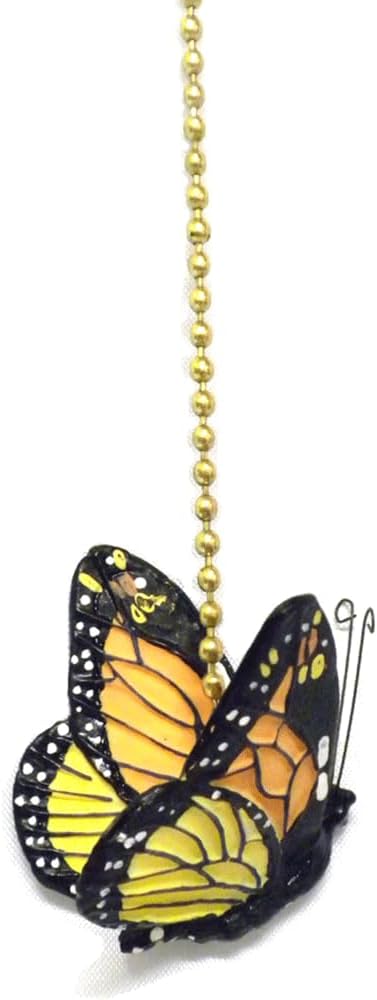 Monarch Butterfly Ceiling Fan Pull Chain Cord