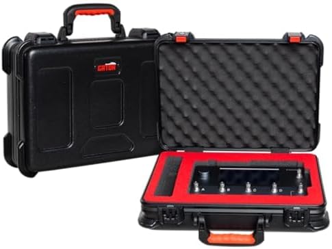 Gator Cases Frequent Flyer's Series Mini Amp Modeler Case with Configurable Interior, TSA-Approved Latches (GTSA-GTR-MINIAMPMOD)