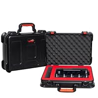 TSA Case for Neural Quad Cortex and Associated Power Supply ABS Construction with Soft, EVA and PU Foam Interior Red Tricot-Lined Interior, Black Valences, and Quick-Release Draw Latches TSA Accepted Locking Latch Makes it Ideal for Air Travel Interi...