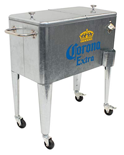 Corona Leigh Country Mc 47900 Galvanized Steel 60 Qt. Rolling Cooler #TOP1