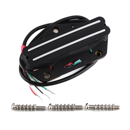 FLEOR Alnico 5 TL Pickup Hot Dual Rail Humbucker Bridge Pickup 6-7K