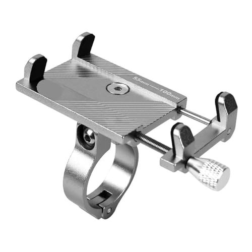 Soporte Bici Movil Abrazadera Para Teléfono Móvil De Motocicleta Con Rotación De 360°, De Aleación De Aluminio, Para Teléfono Móvil Universal De 3,5 A 6,2 Pulgadas, IPhone, Samsung Y Huawei. Soporte p