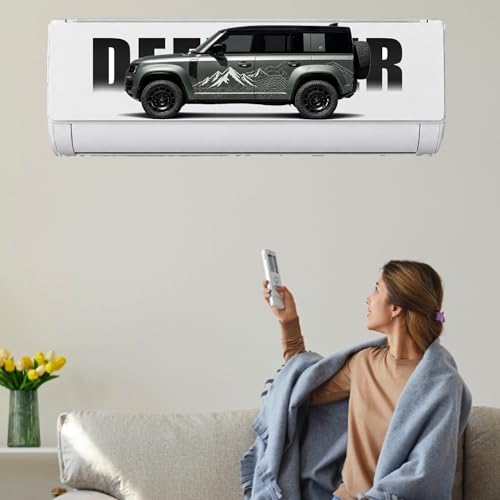 Image of Trending Porschhe 911 Racing AC Sticker, Air Conditioner Premium Vinyl, HD Gloss Finish, 24 Inches, for AC, Wall, Door, Glass (GRAYDEFENDER)