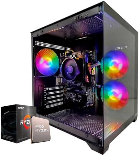PC GAMER RYZEN 3 5300G, 16GB DDR4, SSD M.2 NVME 256GB, VEGA 7, AQ...