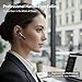 Sellwell Bluetooth Headset,Bluetooth Earpiece Noise Cancelling Mic, Trucker Headset 38H Talk Time, All-Day Comfort, Quick Mute - Single Ear Bluetooth Headset for Work, Travel, Driving