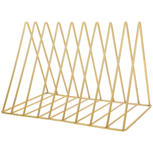 Support de livre multifonctionnel étagère de bureau fer doré