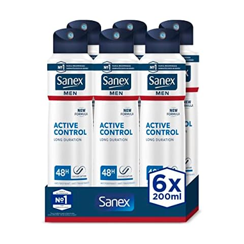 Sanex Men Active Control, Desodorante Spray 6 uds x 200 ml Cover