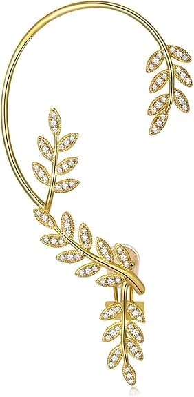 See full amazon price history chart for Swabs® Leaves Ear Cuff Earrings Gold Zircon Leaf Wrap Crawler Earrings CZ Full Ear Earrings No Piercing Crystal Earrings Jewellery for Women and Girls Animal Earrings Swabs® Leaves Ear Cuff Earrings Gold Zircon Leaf Wrap Crawler Earrings CZ Full Ear Earrings No Piercing Crystal Earrings Jewellery for Women and Girls Animal Earrings (B0DB2BS2T8) Amazon Price History, Amazon Price Tracker