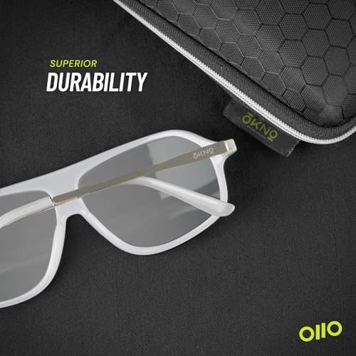 Image of OKNO Eyewearlabs | Polarized Branded Stylish Sunglasses For Men & Women | 100% UV Protection Shades | Cricket Sports Cycling Driving | Medium | SKYE | HIRO | NICO | CARTER