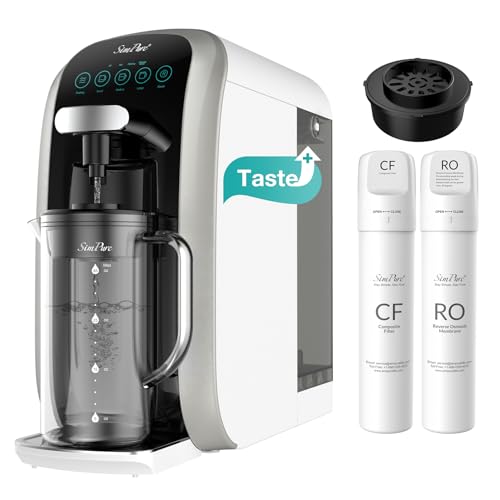 Image of SimPure Y7T-C Countertop Reverse Osmosis System (Comes with One Extra CF+RO+CTO Filter Replacement Cartridge)