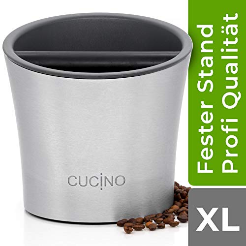 Recipiente para posos de café para cafetera express o cafetera espresso con portafiltro, apto para lavavajillas, regalos originales para cafeteros