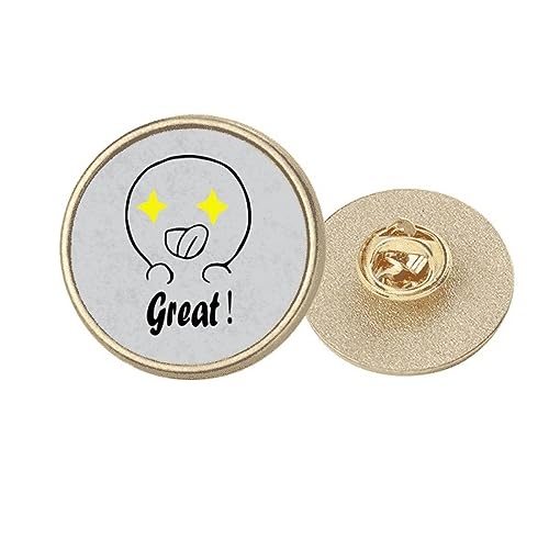 Broche ronde chat doré Great Star pour sublimer vos vestes d'hiver