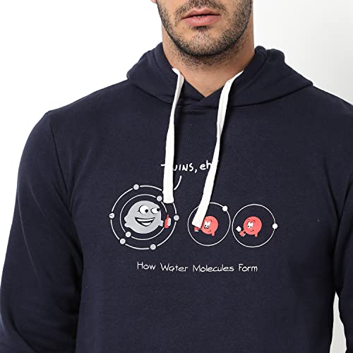 Image of CAHOOT Men's Printed Sweatshirt Regular Fit for Casual Wear | Full Sleeve | Cotton | Stylish Sweatshirt Crafted with Comfort Fit and High Performance for Everyday We