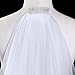 Soft Tulle Wedding Veil for Bride Lady 2 Layers 3 Meters Long Cathedral Chapel Floor Veils Embroidered Lace Trim Hair Side Comb (White)