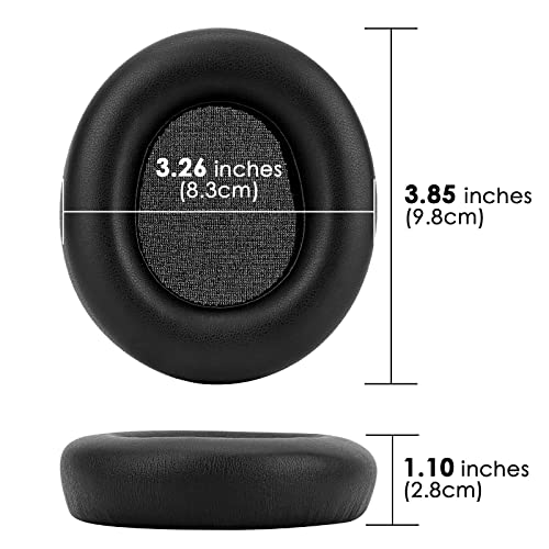 Repuesto Almohadillas para Auriculares Linkidea para SteelSeries Arctis Nova Pro Wireless, Almohadillas de Cojín (Cuero Proteico/Negro) miniatura 6