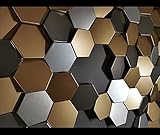 ⭐️Hochwertige Qualität - Die Wandverkleidung 3D Look Norm erzeugt ein exklusives Raumdesign. Das Material ist Kunststoff und besteht aus 54 Einzelpaneelen inkl. der Unterkonstruktion. Die einzelnen Elemente sind sechseckig und glänzend. Es entsteht keine zusätzliche Belastung für die Wand, da das Wanddesign sehr leicht ist. Ein Paneel wiegt 90Gramm, 1qm wiegt 4,86kg und kann im Innenbereich eingesetzt werden. Das Wandpaneel Norm ist in 5 Farben erhältlich.