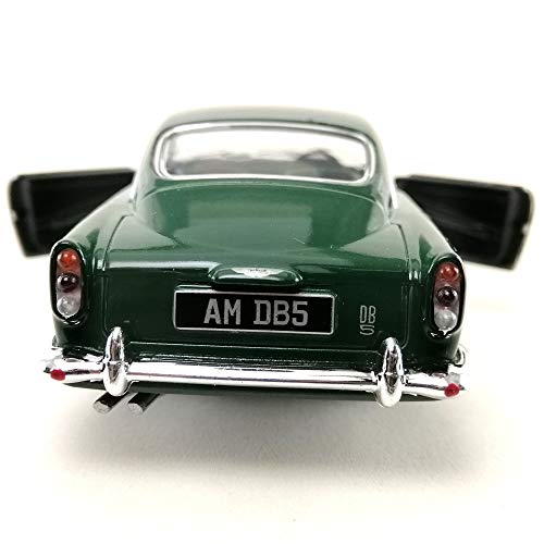 Sport Racing Classic Model Car Die-Cast 1:38 1963 Aston Martin Db5 Green Color Toy Collection Pull Back Open Door Hobby Collectible #TOP5