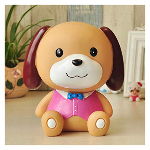 DZDZDZ Tirelire Cochon Tirelire Vinyle Tirelire Réservoir De Stockage Parfait Cadeau Unique Décoration De La Maternelle Souvenirs (Rose, Bleu) Tirelire Enfant Adulte (Color : Pink) Cover