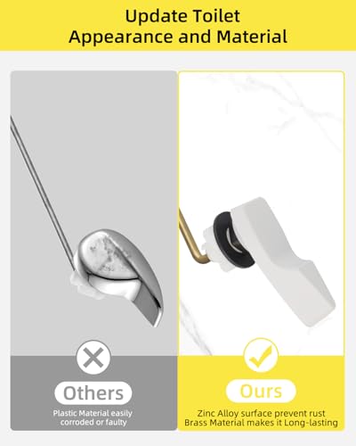 Hibbent Toilet Handle Replacement Compatible with American Standard Toilets - image 6