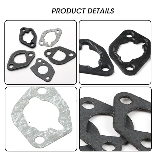 Image of 25 Pcs Predator Hemi 212 Carburetor Exhaust Intake Gasket Kit, Small Engine Carb Head Gaskets Material Compatible with Predator 196cc 212cc Honda Clone GX160 GX200 Power Equipment