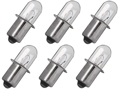 18 Volt Xenon Bulb for Dewalt Pivoting Head Flashlight - 6 Pack