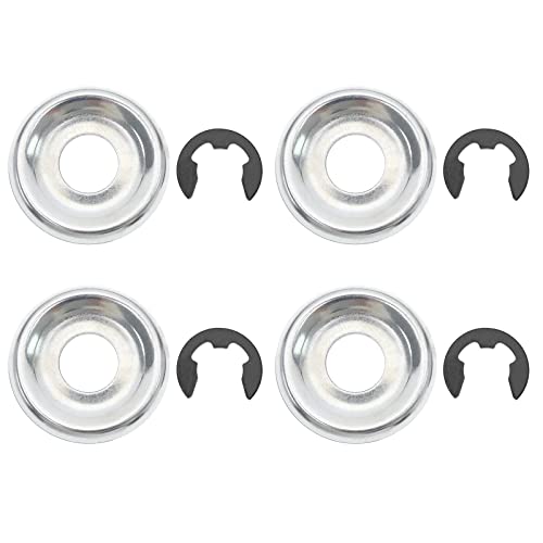 EMSea 4 Juegos de Arandelas de Embrague Y Kit de Clip Electrónico Compatible con Stihl MS170 MS180 MS210 MS230 MS240 MS250 MS260 MS360 Piezas Repuesto de Motosierra