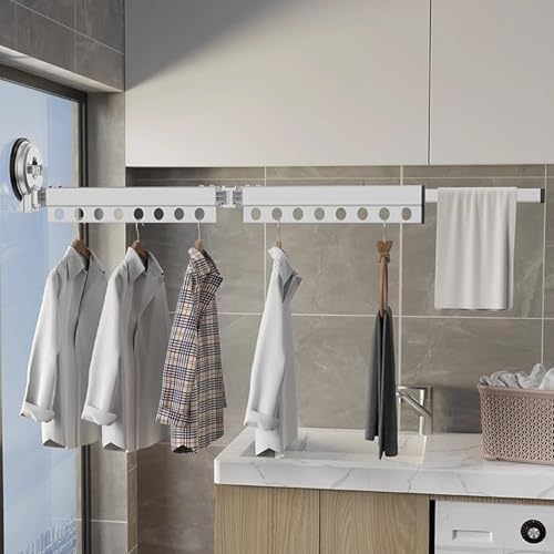 Séchoir à linge mural compact pour optimiser la place dans votre pièce