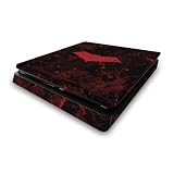 Head Case Designs Officially Licensed Batman DC Comics Red Hood Logos And Comic Book Vinyl Sticker Gaming Skin Decal Cover Compatible With Sony PlayStation 4 PS4 Slim Console