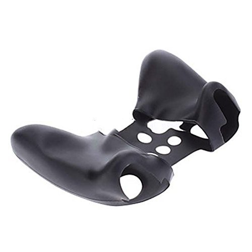 Protectiver Soft Silicone Skin Case Cover For Wii U Pro Controller Wireless Rubber Case-Black #TOP2