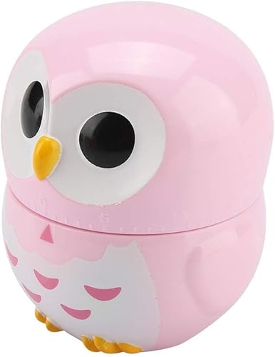 Temporizador digital, lindos temporizadores con forma de animal para cocinar, temporizador de cocina con forma de búho, gestión del tiempo para