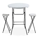 Rekkem Mange-Debout Pliable et 2 tabourets pliants