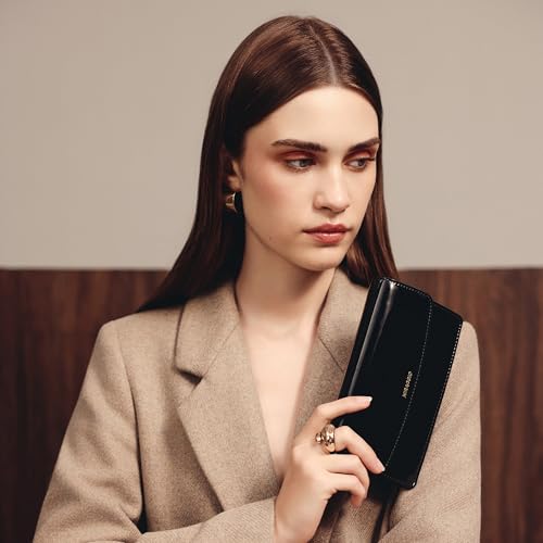 Image of Miraggio Tilly Clutch With Golden Chain Strap | Shoulder Clutch Bag For Women | Soft-Shine Clutches | Gift Items For Women
