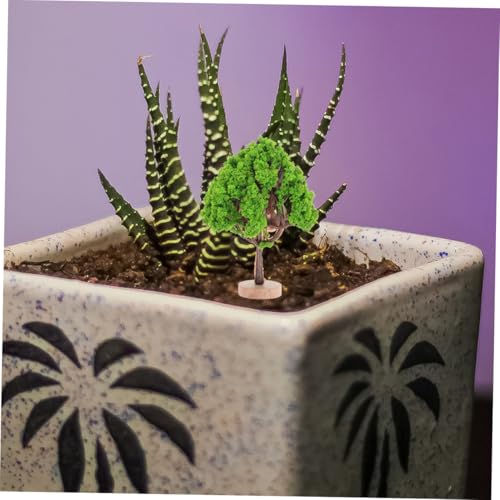 Arbres miniatures pour diorama stables sans collage, solution pour maquette paysage et train