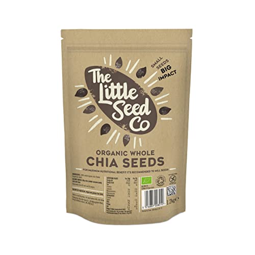 The Little Seed Co Organic Whole Chia Seeds - 1.2kg