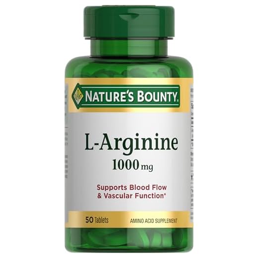 Nature's Bounty L-Arginine 1000 mg Tablets